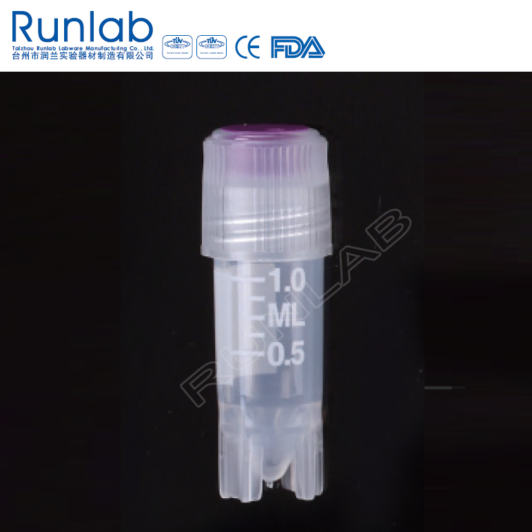 1.2ml External Thread Cryo Vial with Silicone Washer Seal