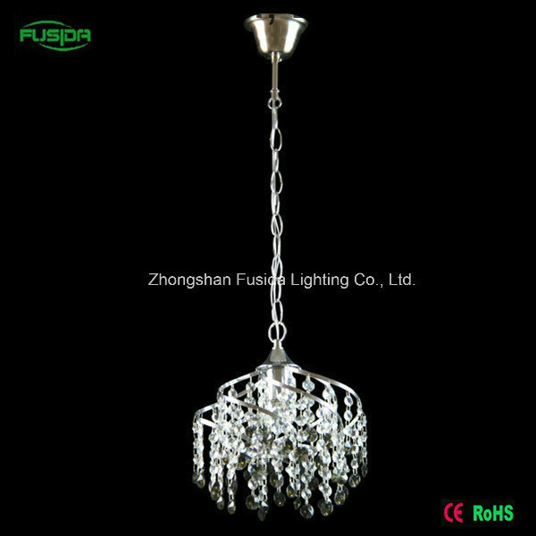 High Quality Crystal Iron E27 Pendant Lighting for Hotel/Home/Bedroom