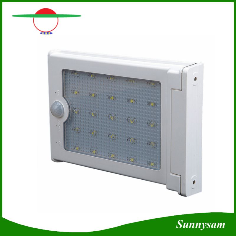 Solar Powered Panel 25 LED Street Light Solar Motion Body Sensor Light Outdoor Garden Path Spot Light Wall Lamp Luminaria