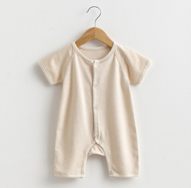 Summer Organic Cotton Baby Romper Infant Clothes