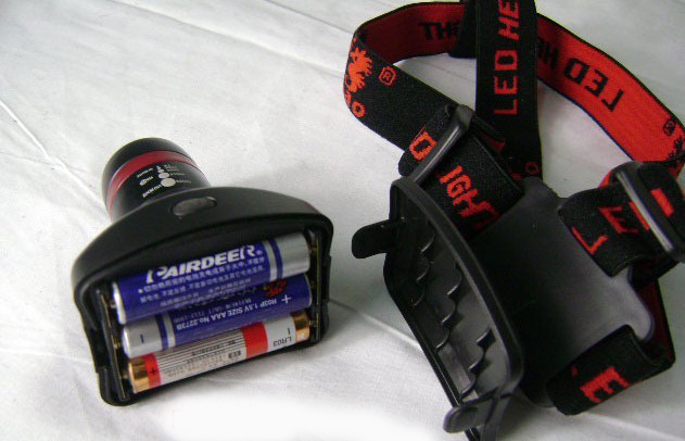 AAA Batteries CREE Q5 LED 180 Lumens Head Lamp