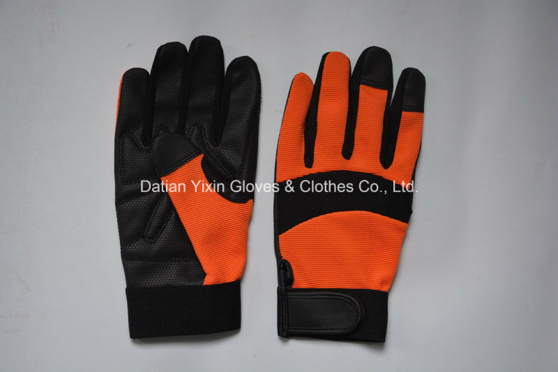 Safety Glove-Synthetic Leather Glove-Industrial Glove-Labor Glove-Mechanic Glove-Working Gloves