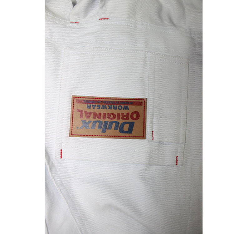 Fashion Wholesale Workwear White Cheap Bib Pants for Worker