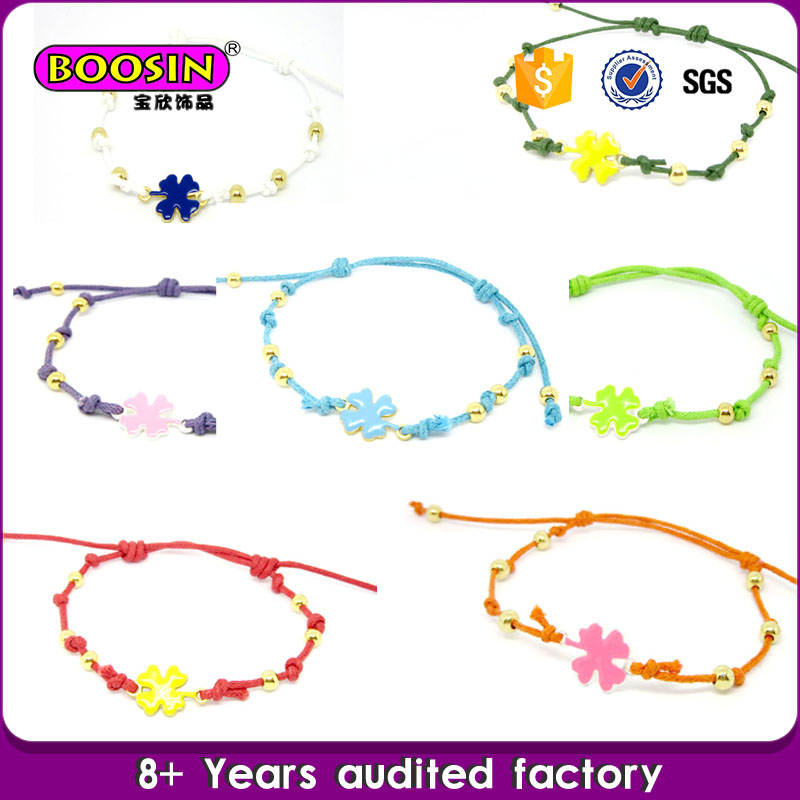 Hot Selling High Quality Enamel Jewelry Lucky Charm Bracelets 2016