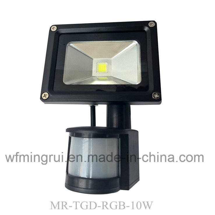 10W-50W Outdoor PIR Motion Sensor LED Flood Light