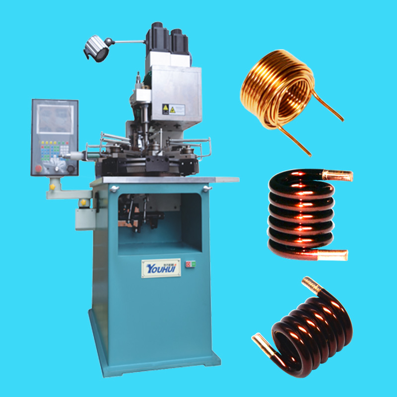 CNC Multi Axis Bobbinless Coil Winder for Heavy-Duty Air Core Coils by Round Wires
