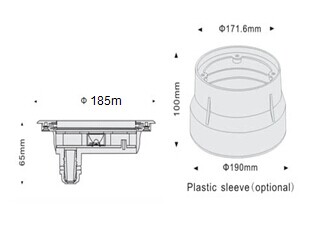 IP68 12W 24W Wall Mounted LED Swimming Pool Underwater Light (JP948122)