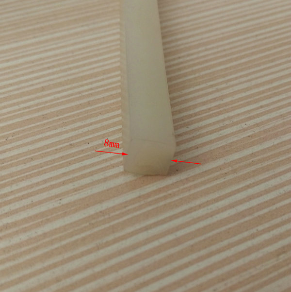 Heat Resistance Squre Silicone Rubber Cord/Silicone Profile