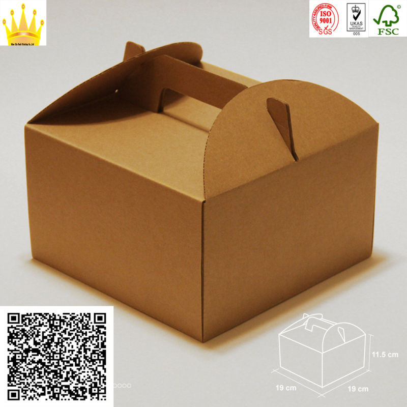 Pillow Cake Box / Handle Food Cake Box /Window Chocolate Box