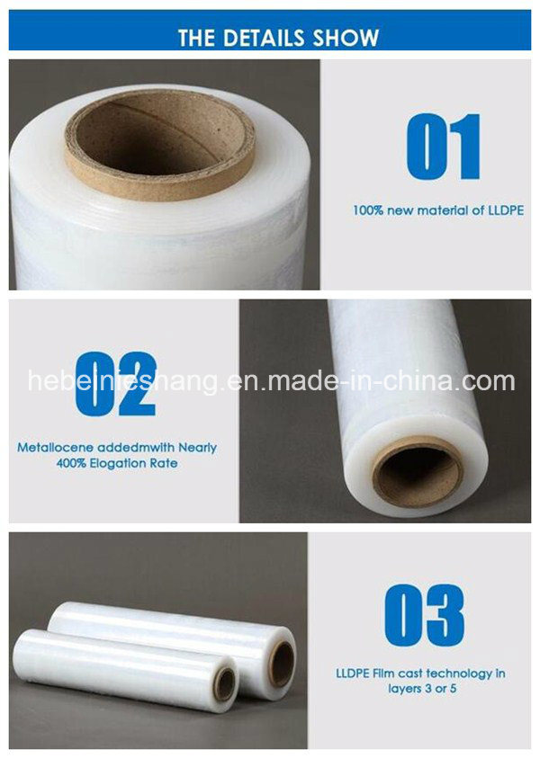 20 Micron Machine Grade Stretch Film Shrink Packing Film