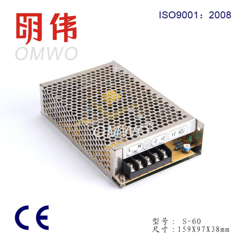 12A 60W 5V Switching Power Supply (S-60-5)