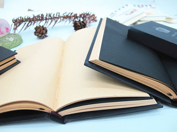 Promotional Custom A48k Hardcover Black Notebook (XLJ48112-K01)