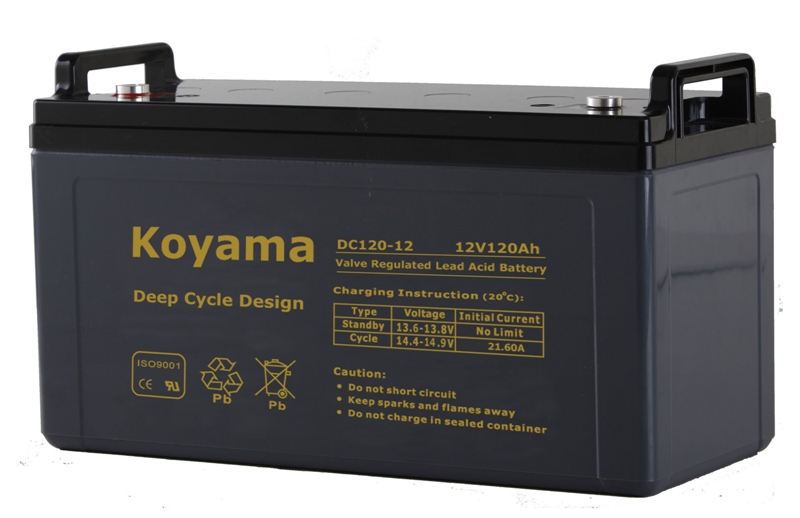 12V 120ah Deep Cycle AGM Battery for Solar / Telecom