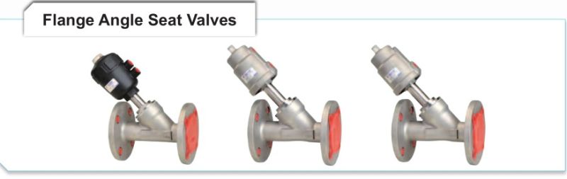 High Quality Stainless Steel Angle Seat Valve with Flange (KLJZF-50)