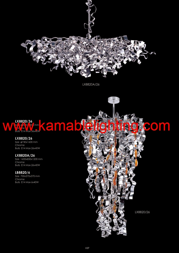 Fresh Mode Decorative Project Pendant Lights (LX8820A-26)