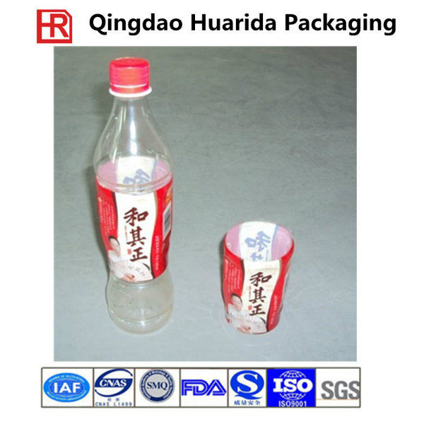 PVC/Pet Shrink Label for Bottled Beverage Packing with Customer Logo