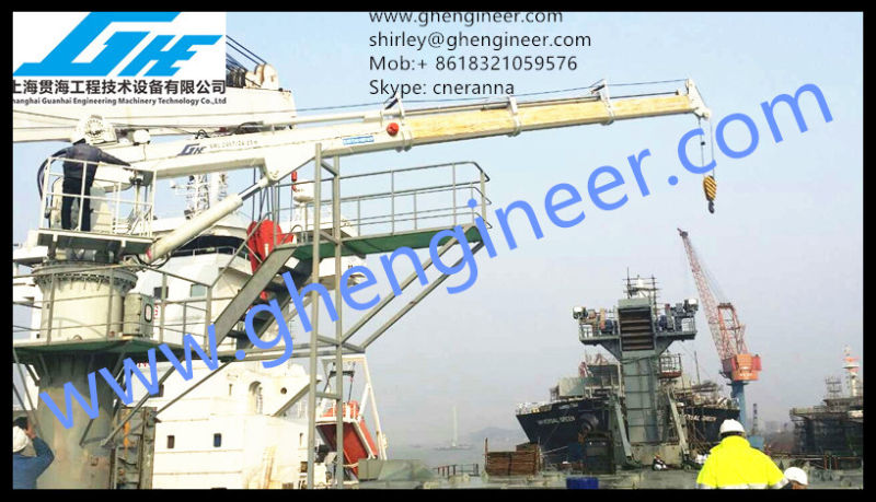 Hydraulic Telescopic Boom Marine Crane