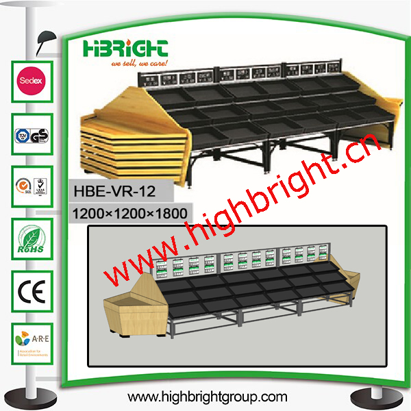 Plastic Banana Tray Rack Padding for Supermarket Fruit Rack