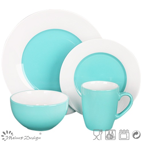 Glossy Glaze High Quality Ceramic 16PCS Dinnerware Set