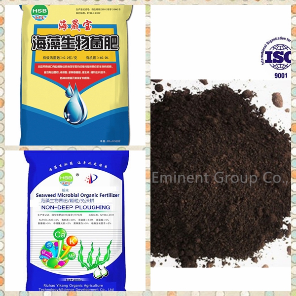 Seaweed Microbial Fertilizer with high NPK from Plant Extract