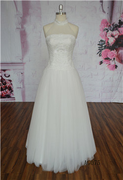 Sweetheart Beading Bridal Gowns Jewelry Sash Sweetheart Wedding Dress AG075