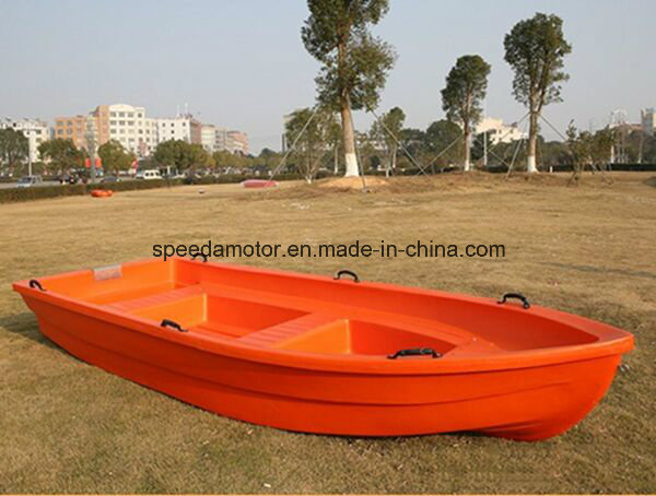 Hot Selling 4m Chinese PE Boat Pontoon Plastic Fishing Boat for Sale