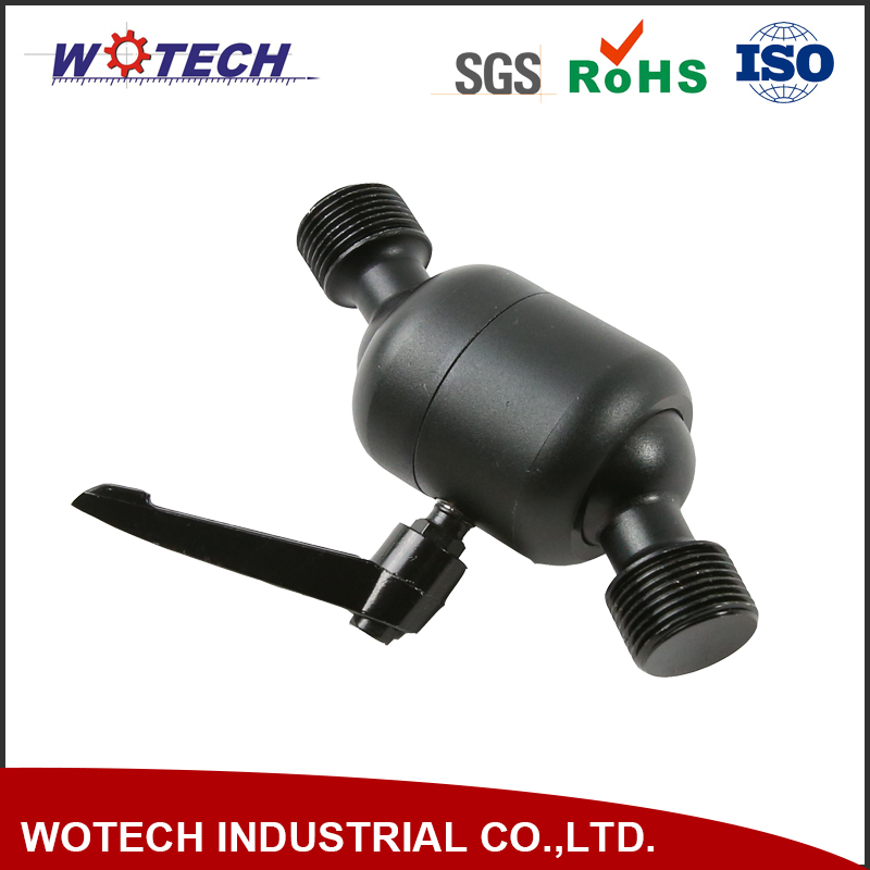 Black Anodized Aluminium Precision CNC Machining Turning Mechanical Part