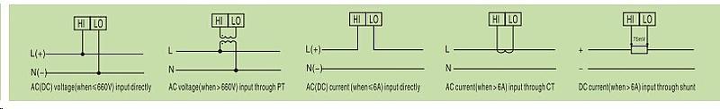 Dm72-3u-1 Programmable CT/PT Ratio Digital Voltage Meter