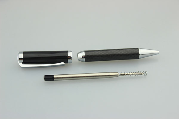 New Arrival Luxury Gift Pen Twist Carbon Fiber Ball Pen on Sell