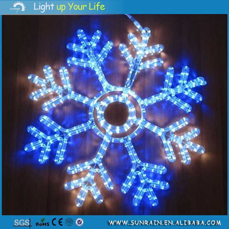 Motif Light 5meter snow flake made by led light