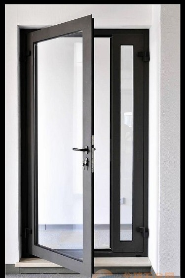 Top Quality Aluminum Frame Double Toughened Glass Casement Door