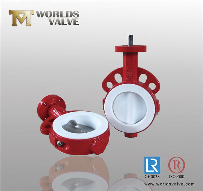 Full Teflon Lined Bray Similar Butterfly Valve with Ce & ISO & Wras (D71X-10/16)