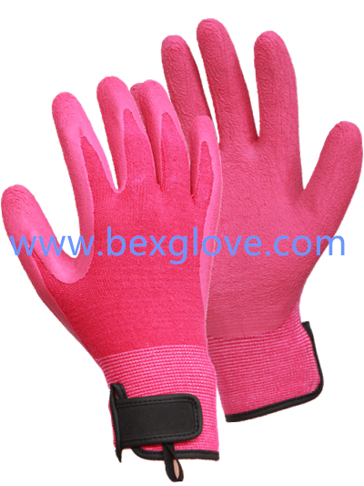 13 Gauge Bamboo Fibre/Spandex Liner, Latex Coating, Foam Finish Glove