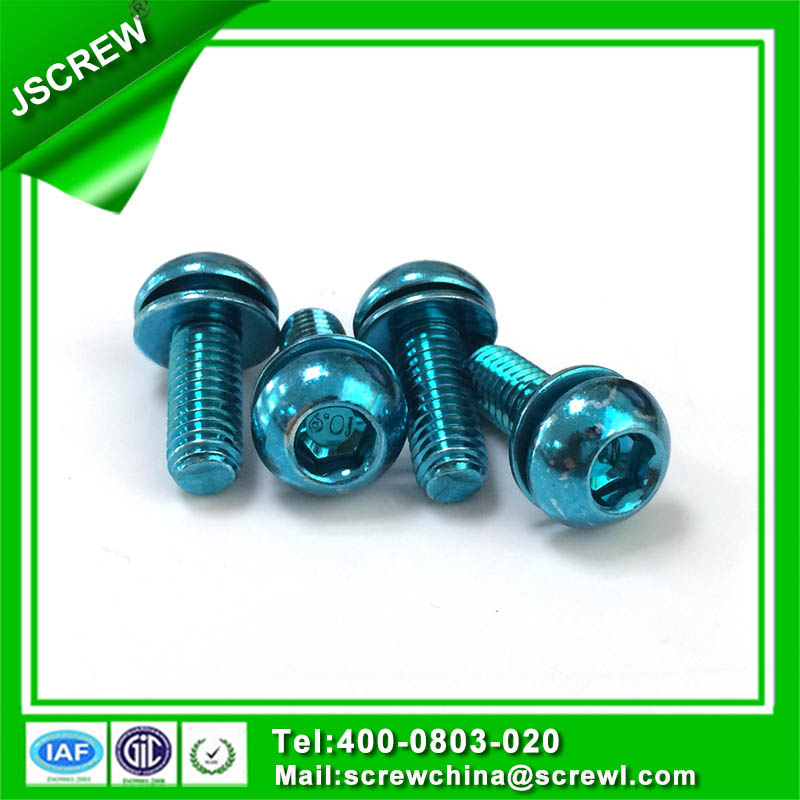 Pan Head Torx Drive Steel Combination Screw