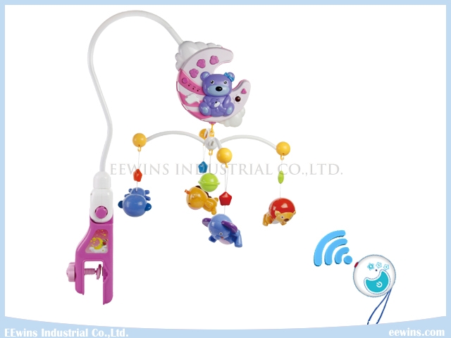 Remote Control Toys Musical Baby Mobiles with Timing Function