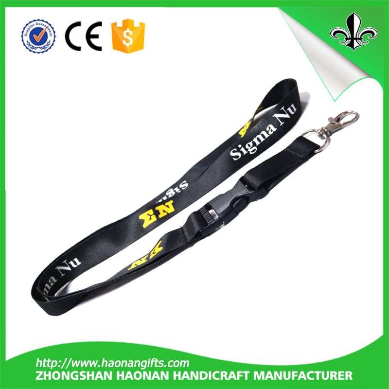 Dye Sublimation Printed Lanyards Silkscreen Printing Lanyards with Your Logo