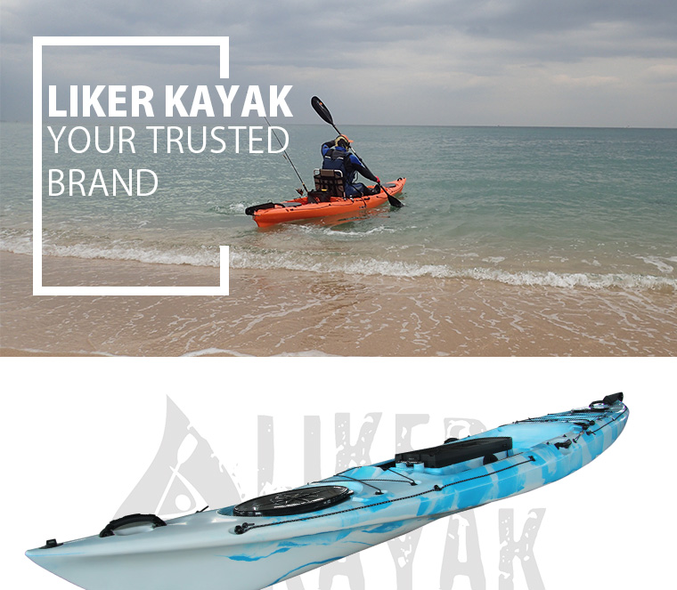 Leisure Kayak LLDPE/HDPE Single Sit on Top Kayak Fishing Kayak