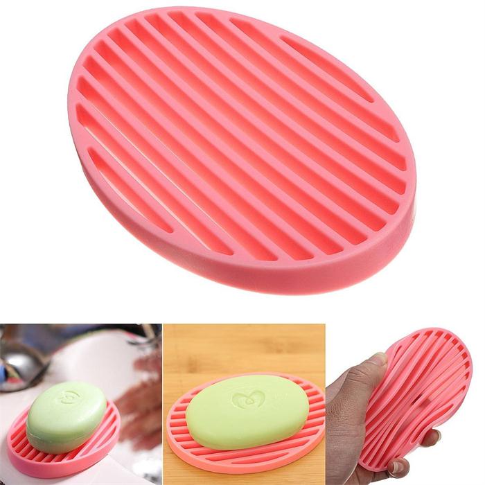 Silicone Soap Box Bathroom Soap Rack Cute Fashion Lishui Soap Box Wholesale