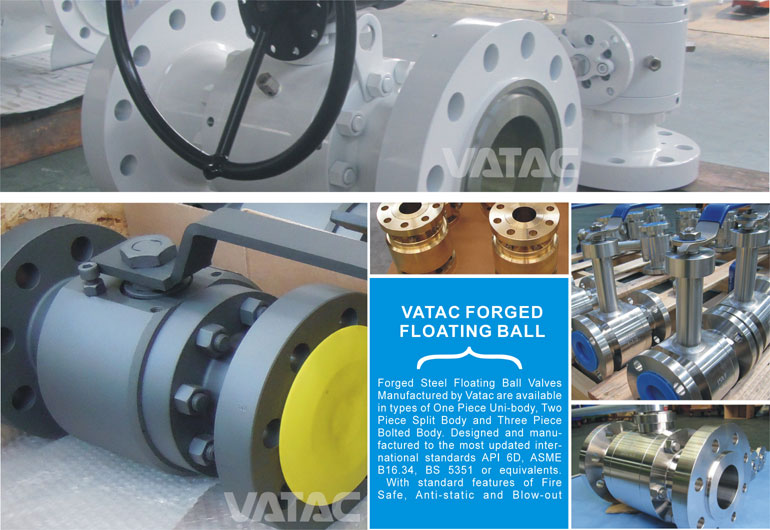 Vatac API/DIN Forged Steel Ball Valve