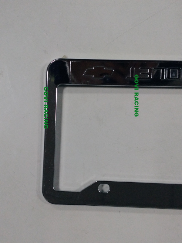 Custom License Plate Frames with ABS 312X160mm Chromed Plate Holder