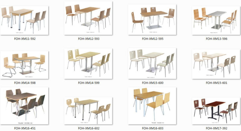 Fast Food Restaurant High End Furniture Booth (FOH-XM03-22)