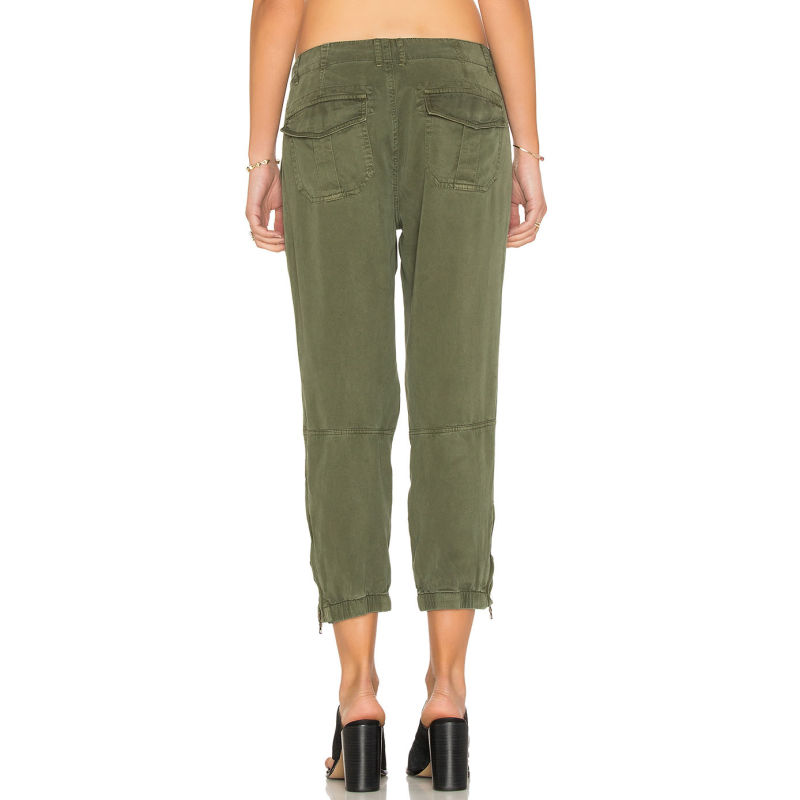 Army Green High Quality Demin Pants