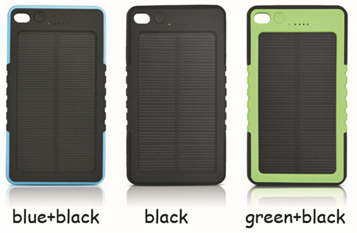 5000mAh USB Power Bank Waterproof Mobile Phone Solar Charger