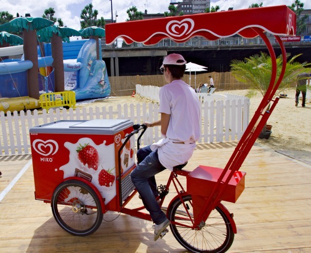 New Developed Ice Cream Tricycle