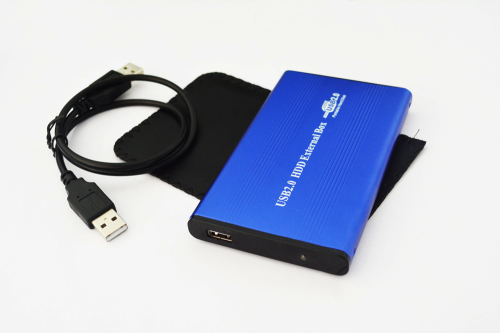 Aluminum SATA External Hard Drive Enclosure for 640GB Hard Drive