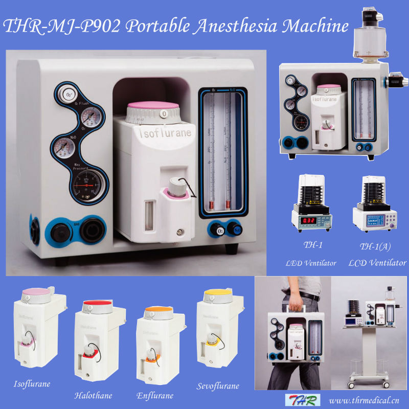 Thr-Mj-P902-V Portable Vet Anaesthesia Machine