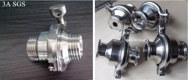 Hygienic Sanitary Stainless Steel Air Blow Non Return Check Valve