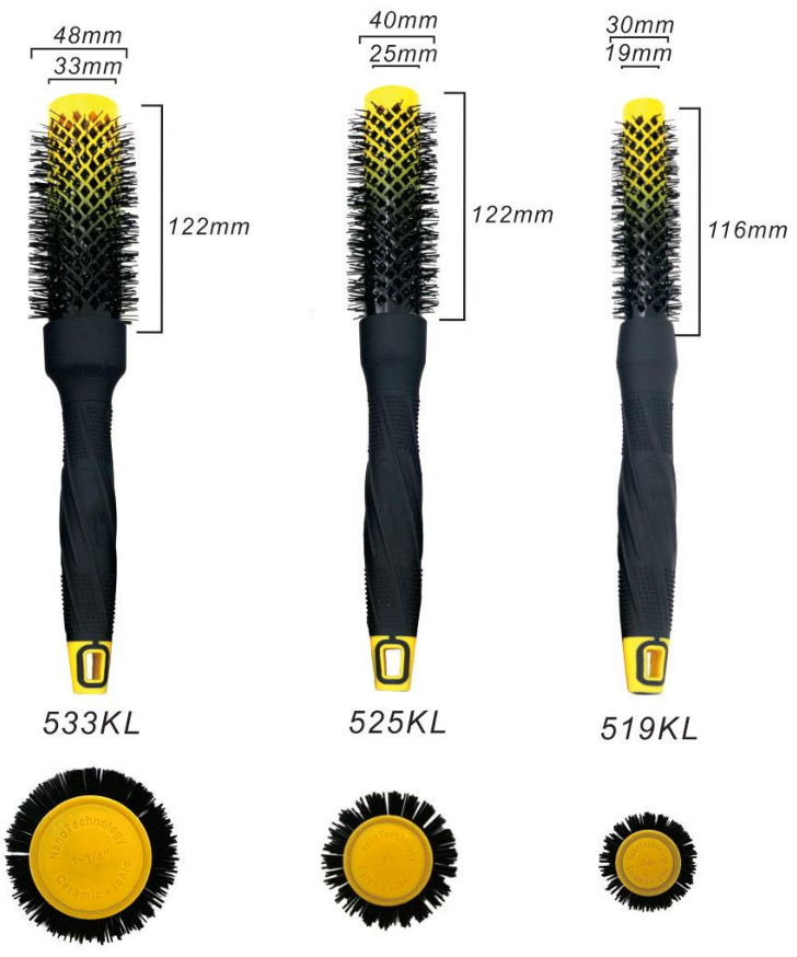 Plastic Handle Hair Brush