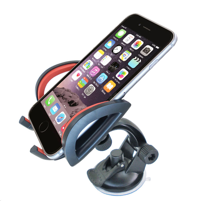 360 Rotation Suction Windshield Mount Stand Car Phone Holder 6019