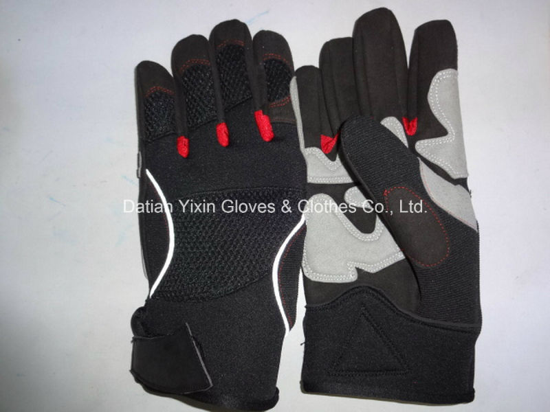 Fabric Glove-Mechanic Glove-Working Glove-Safety Glove-Performance Glove-Heavy Duty Glove